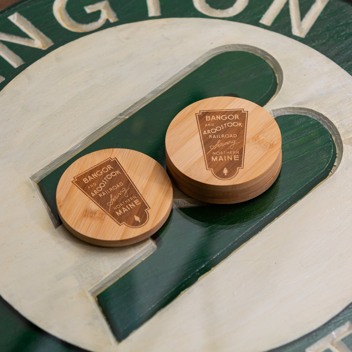 Bangor and Aroostook Railroad Coaster Set