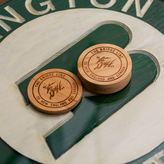 Delaware & Hudson Round Logo Coaster Set