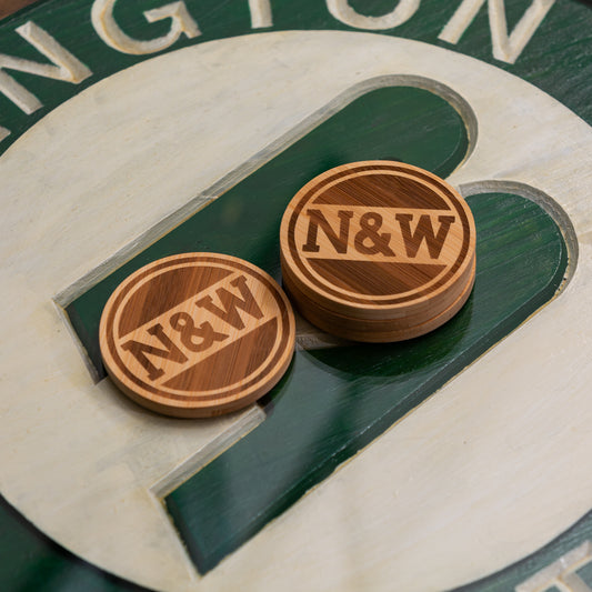 Norfolk & Western 'Hamburger' Coaster Set