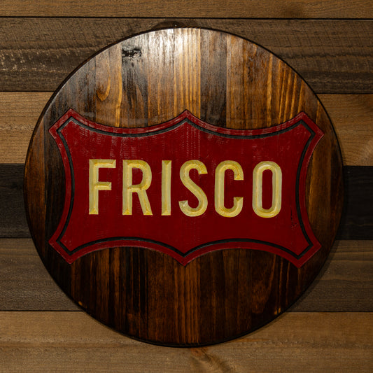Frisco 'Coon Skin' Engraved Wood Sign