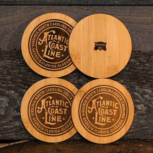 Atlantic Coast Line Coaster Set
