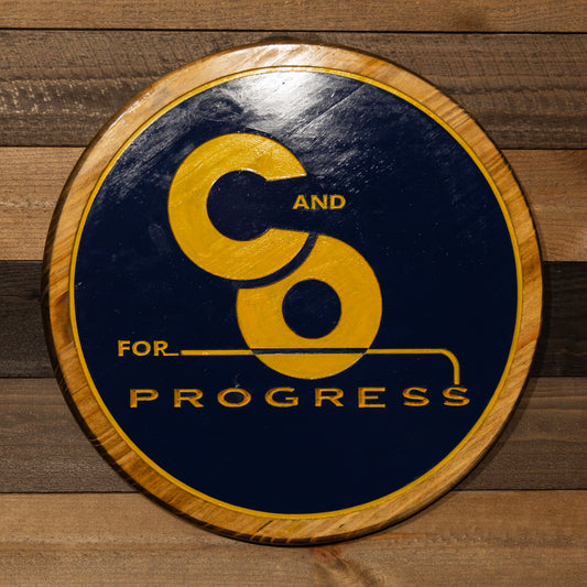 Chesapeake & Ohio Engraved Wood Sign