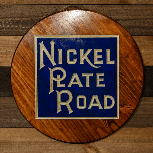 Nickel Plate Road Engraved Wood Sign