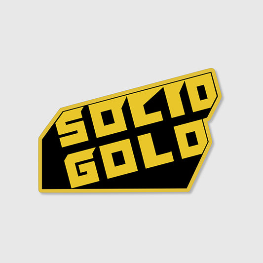 Solid Gold Sticker